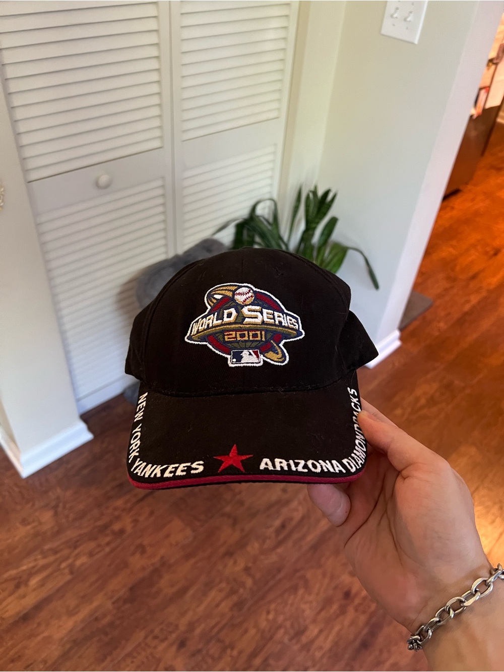 Vintage 2001 World Series Yankees Diamondbacks Hat American Needle Made in USA